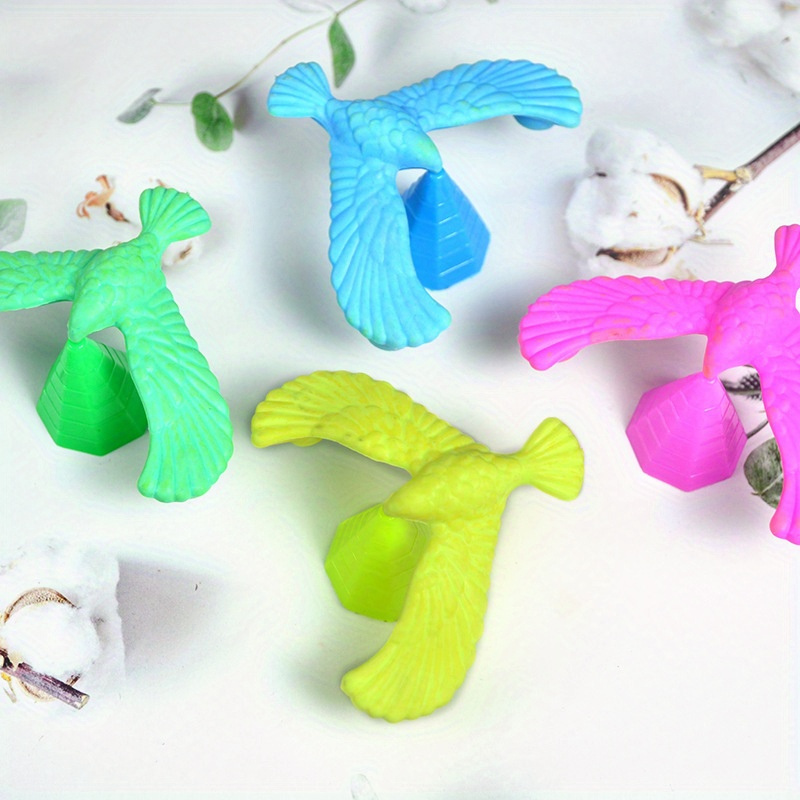 

8pcs, Mini Balance Bird Great For Birthday Party Favors Goodie Bags Fillers (random Color)