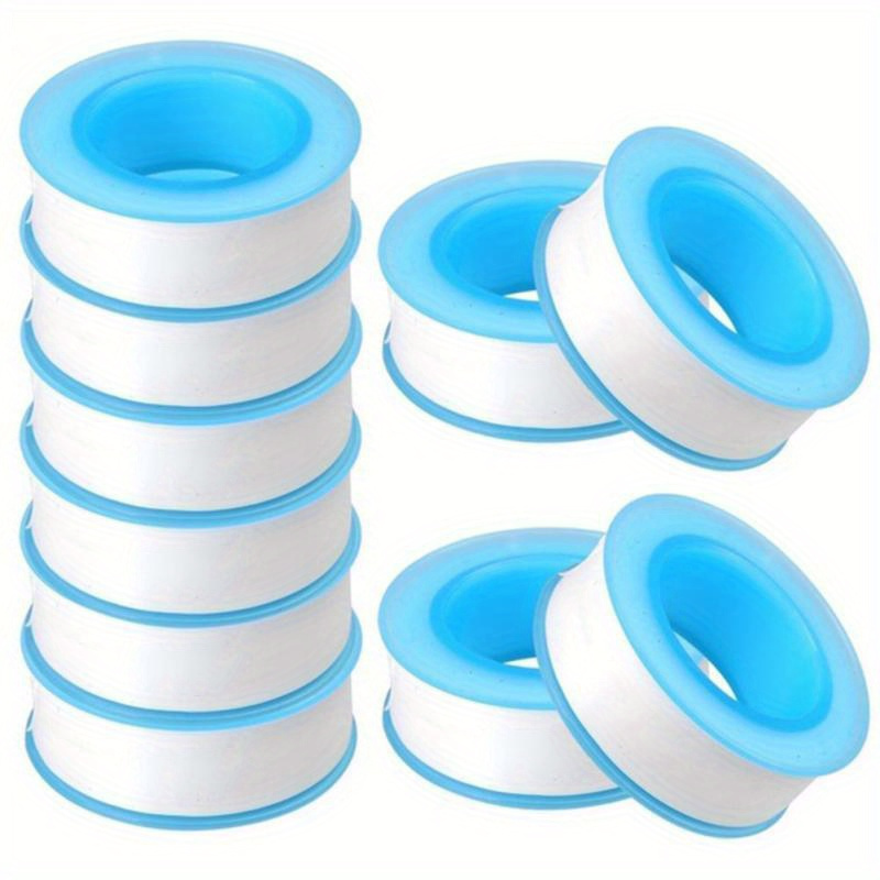 1/3/6/10/20pcs Plumbing Tape, PTFE Tape, Sealing Tape, Plumbing Tape, Sealant Tape, Thread Sealing Tape, Plumbing Tape for Shower Heads, Plumbing Sealing Tape, White