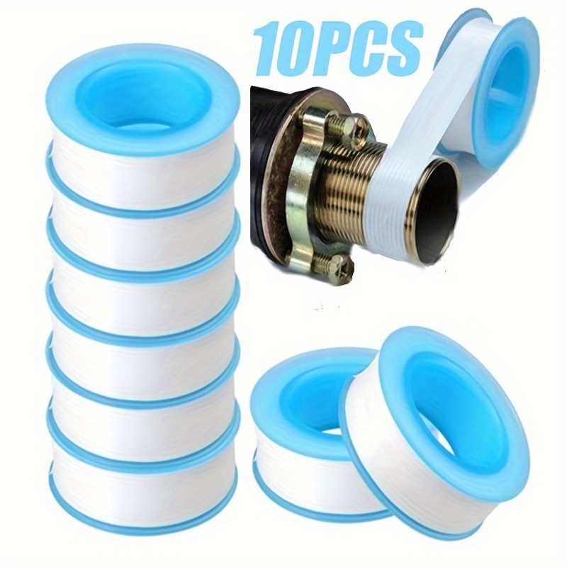 1/3/6/10/20pcs Plumbing Tape, PTFE Tape, Sealing Tape, Plumbing Tape, Sealant Tape, Thread Sealing Tape, Plumbing Tape for Shower Heads, Plumbing Sealing Tape, White