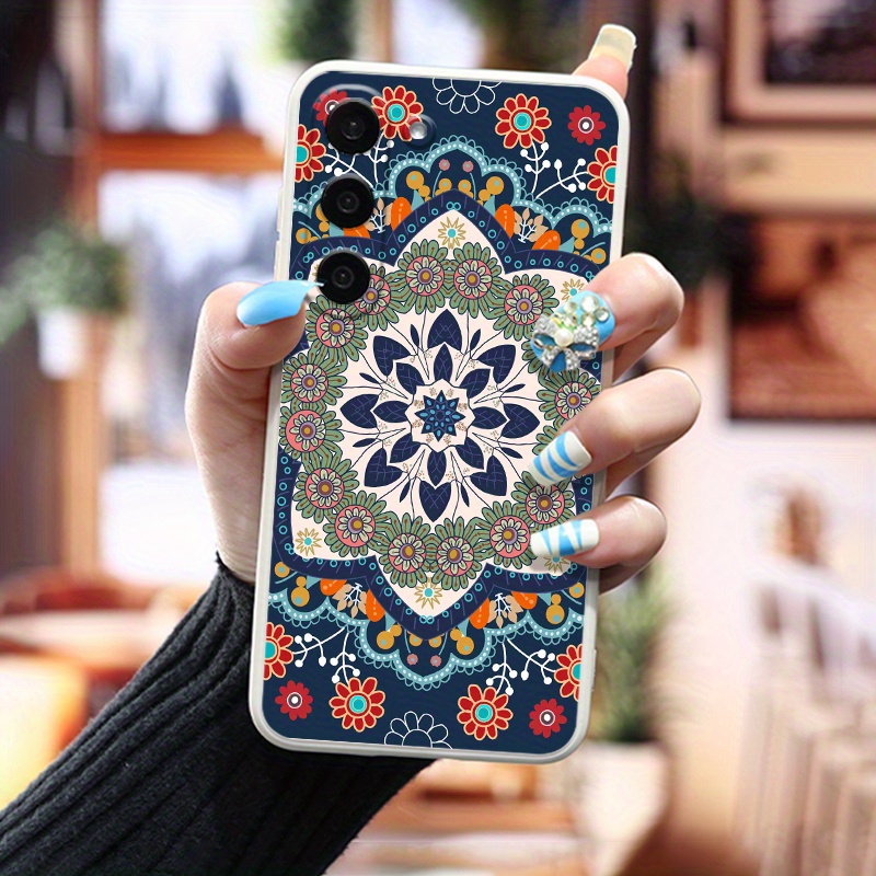 

Totem Pattern Silicone Phone Case, Suitable For Samsung Galaxy S24 Ultra S23 Plus S22 + S21 S20 Fe S10 A72 A54 5g A53 A52 A52s A51 A33 A32 A23 A22 A21s A15 A14 A13 A12 5g