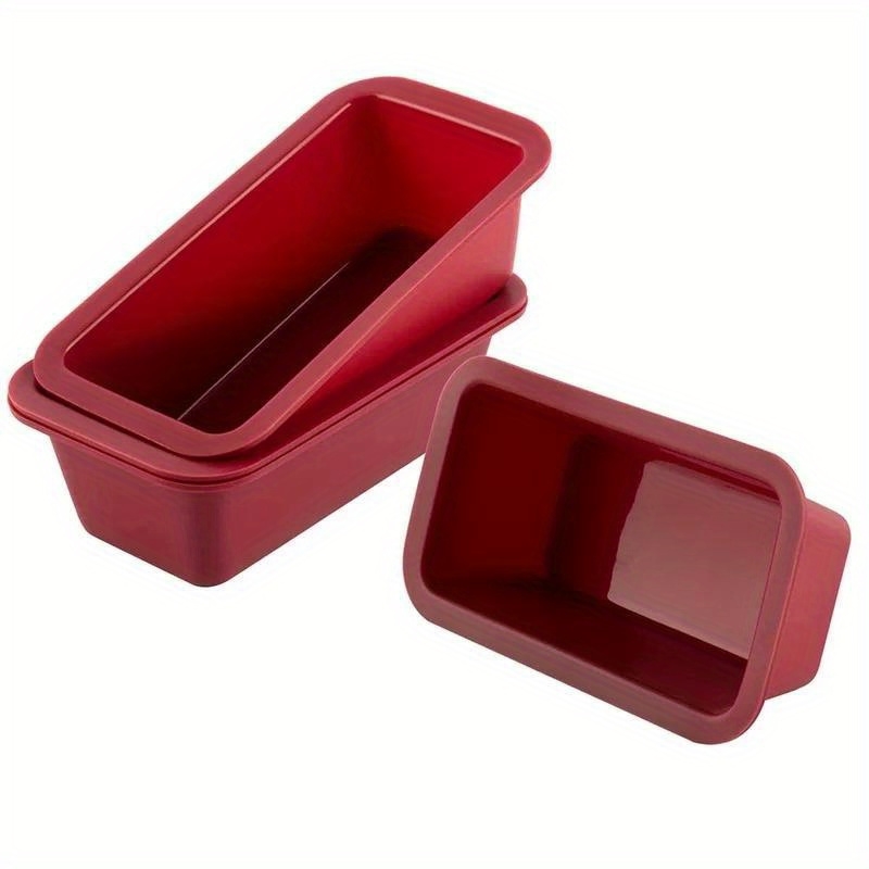 

1pc Silicone Baking Molds, Non-stick Rectangle Cake Pans Mini Loaf Pan Easy Release Bread Toast Mould, Kitchen Accessories Pastry Tool