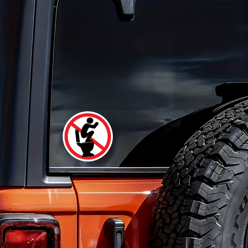 

Do Not Stand On Toilet Seat Car Stickers, Scratch Blocking Stickers, Motorcycle Stickers, Car Bumper Stickers, Body Decoration Stickers