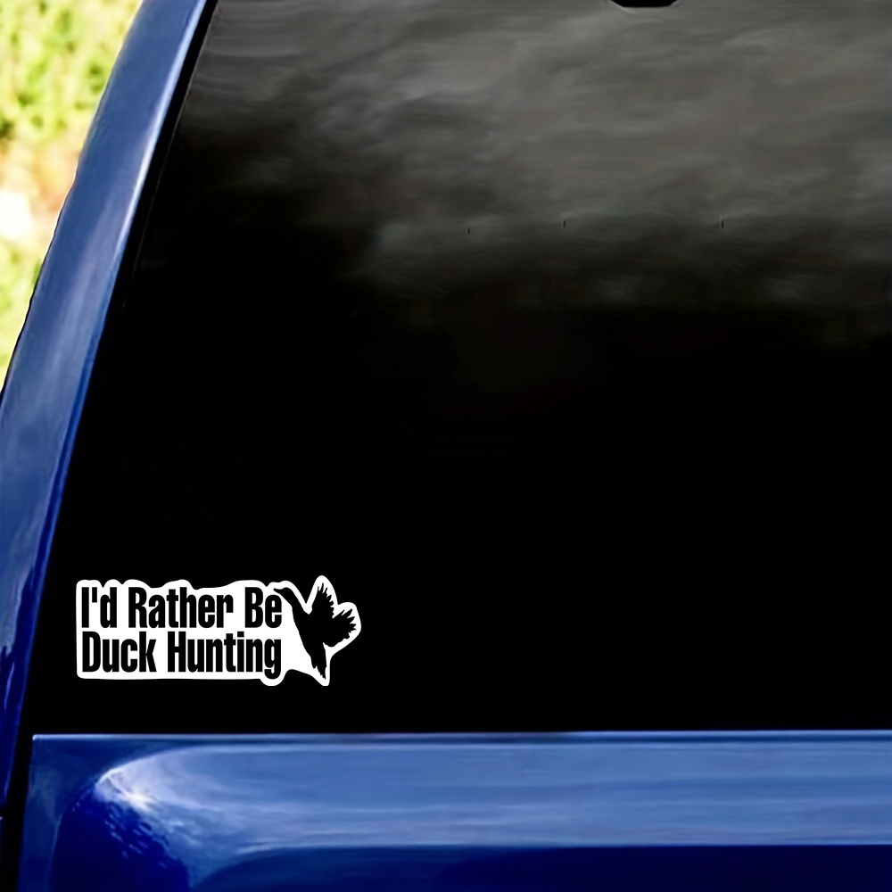 Duck Hunting Gun Scope Car Vinyl Decal Window Sticker