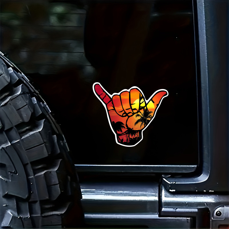 Beach Vinyl Sticker Car Window