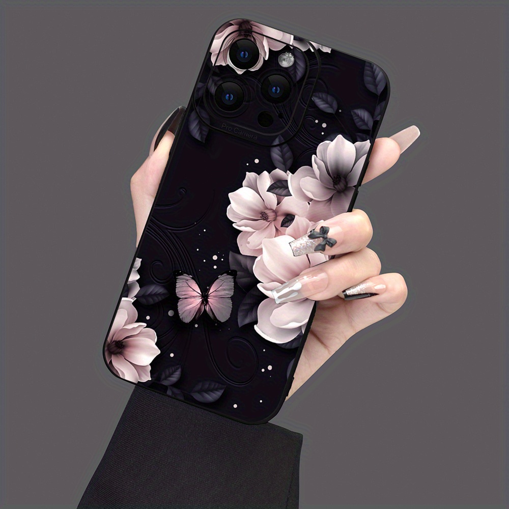 

Floral Pattern Tpu Shockproof Phone Case, Full Coverage Protection, Suitable For Iphone 15 14 13 12 11 Xs Xr X 7 8 Mini Plus Pro Max Se