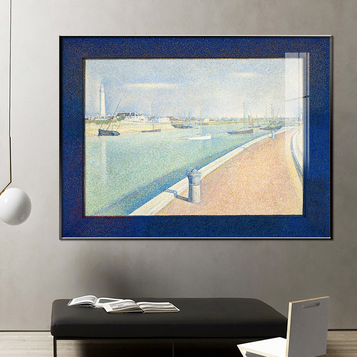 Wall Art Framed Channel Gravelines Petit Fort - Temu