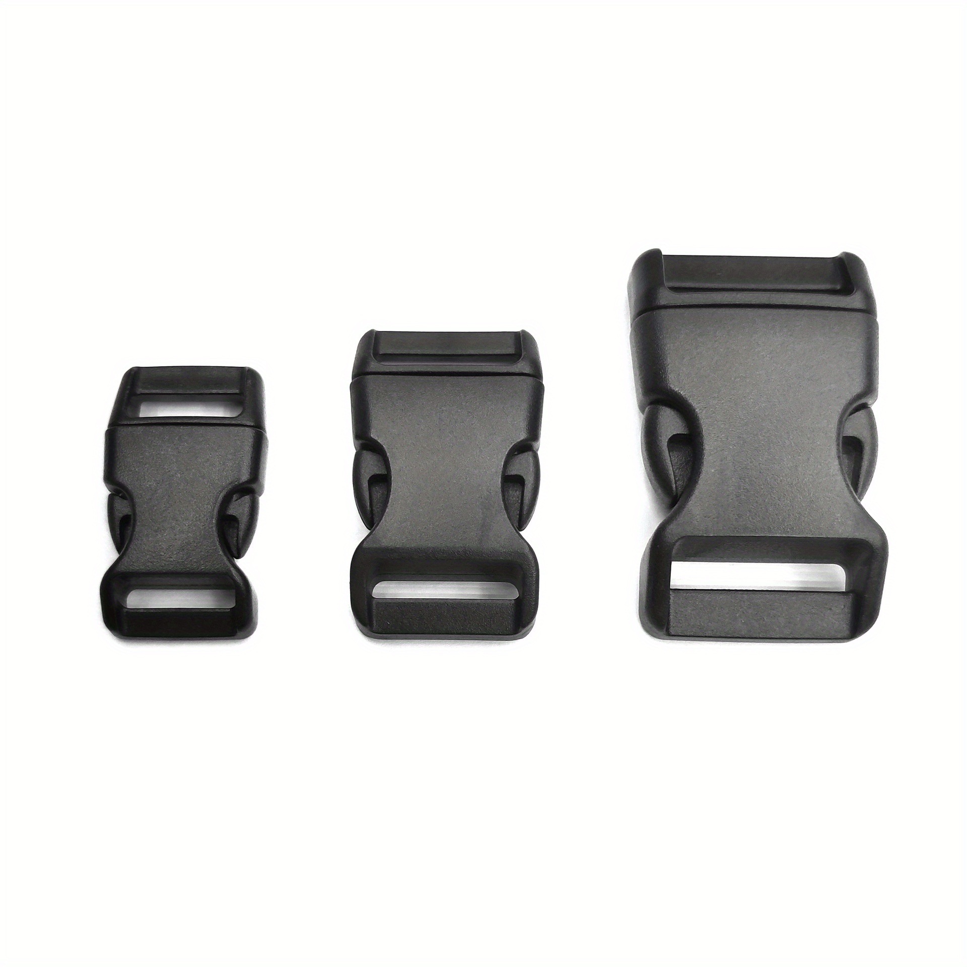 

10pcs Plastic Side Release Buckles, Non-adjustable Arch Buckle For Pet Collars, Backpacks, Bags, Luggage & Backpack Accessories