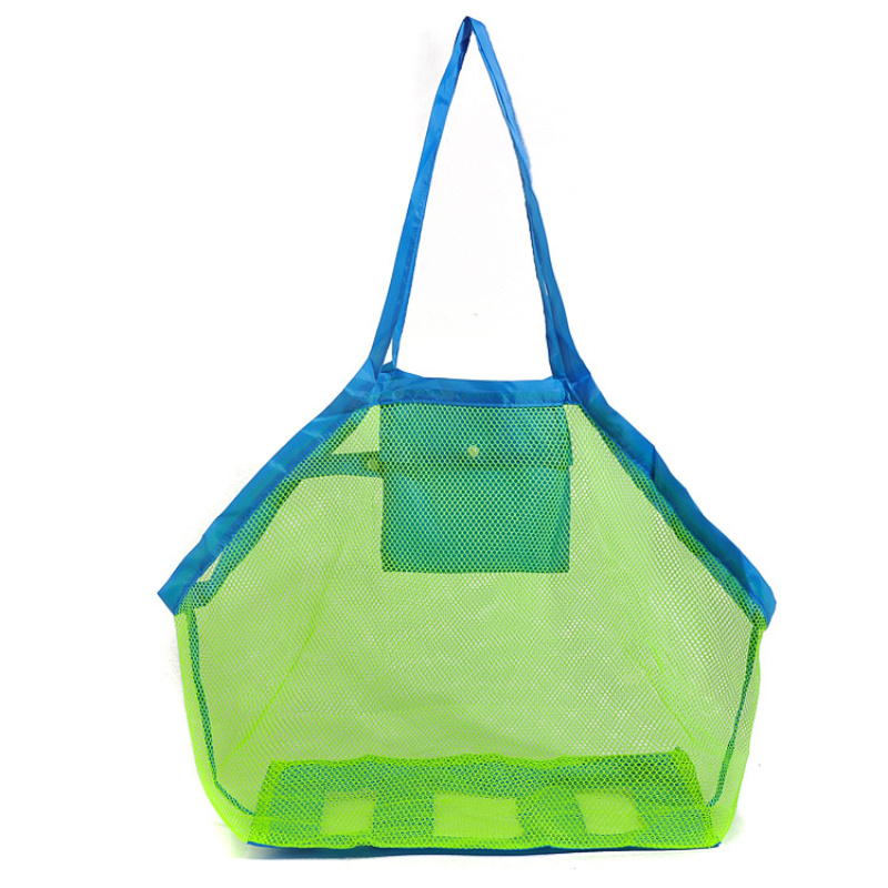 

Large Capacity Mesh Beach Bag Sand Tools Storage Handbag, Summer Beach Carry Bag With Handles