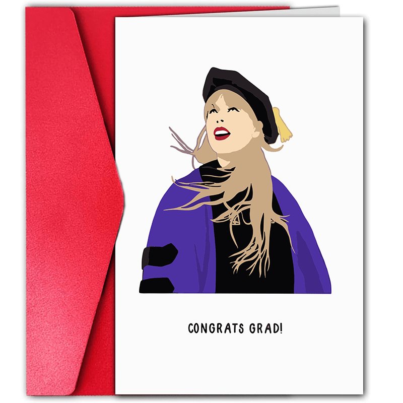 

Funny Graduation Greeting Card - Perfect Gift For , , High-quality Paper