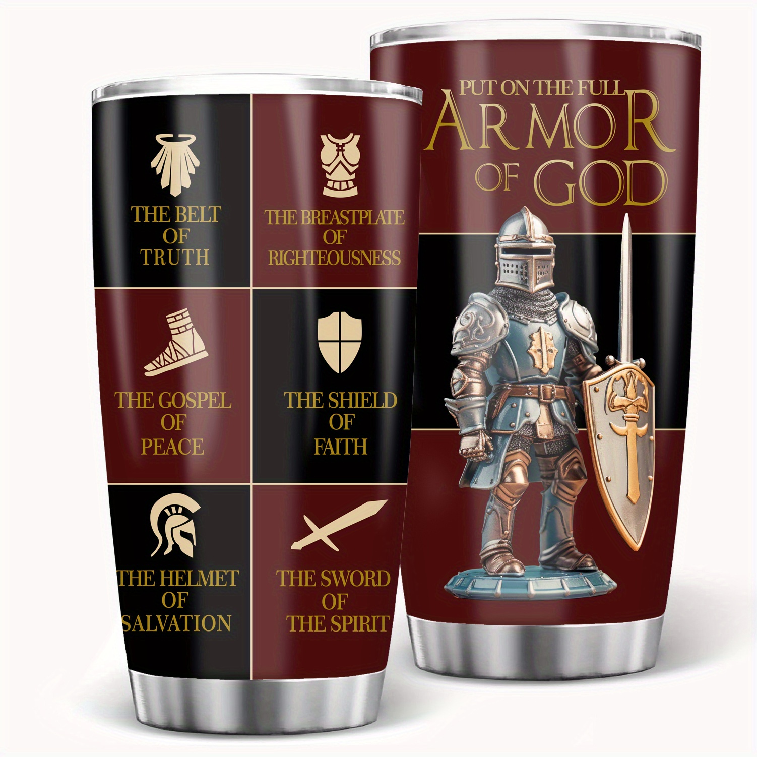 1pc gifts for men women religious gifts ideas fathers day christmas gifts birthday gifts for men gifts coffee mug of god stainless steel tumbler 20oz details 1