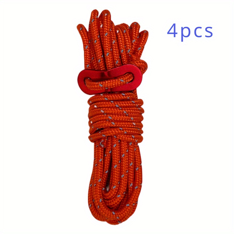 Camping Tent Rope, Outdoor Guy Lines, Camping Rope Cord Reflective