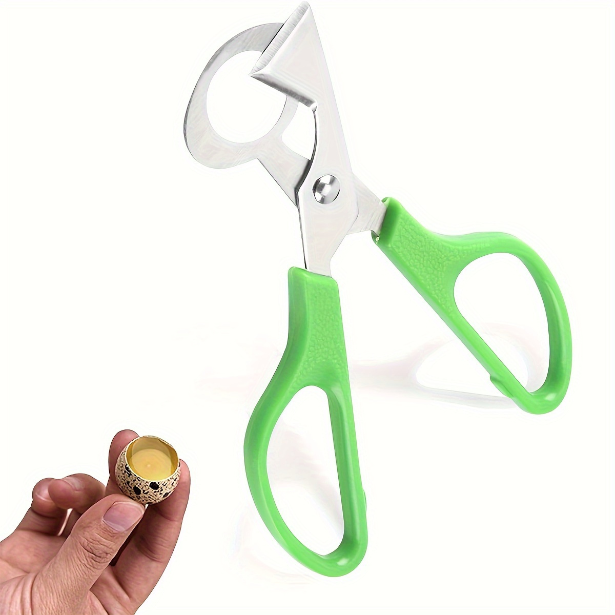 

1pc, Egg Scissors, Quail Egg Scissors, Clipper, Shell Separator, Quail Egg Peeler, Kitchen Egg Scissor, Egg Cracker Scissor Cutter, Quail Egg Cutter, Kitchen Shear For Salad, Kitchen Tools