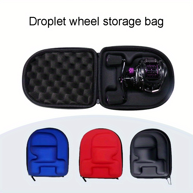 

1pc Baitcasting Reel Storage Bag, Pressure Resistant Eva Protective Case, Outdoor Fishing Accessory