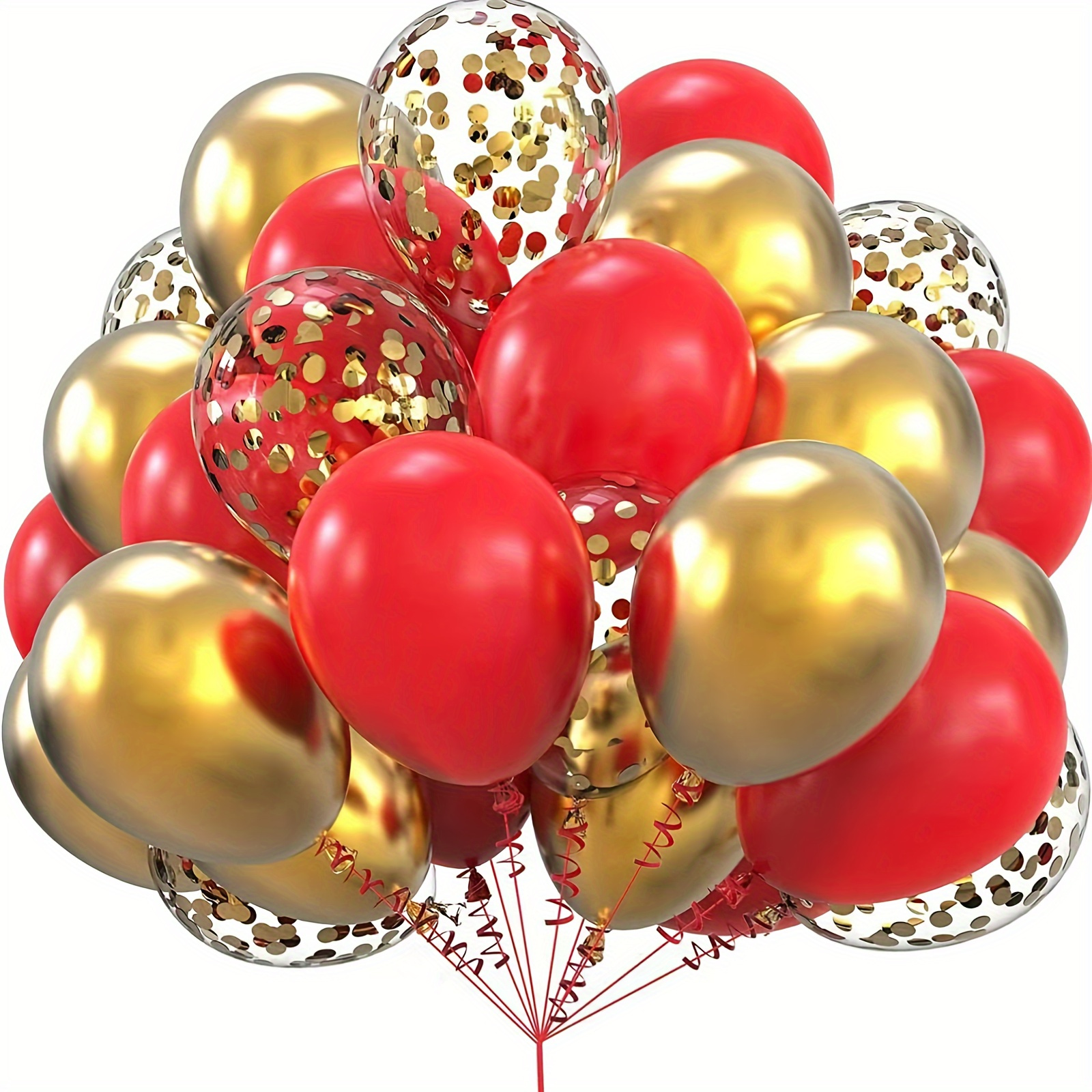 Birthday Balloons Red - Temu