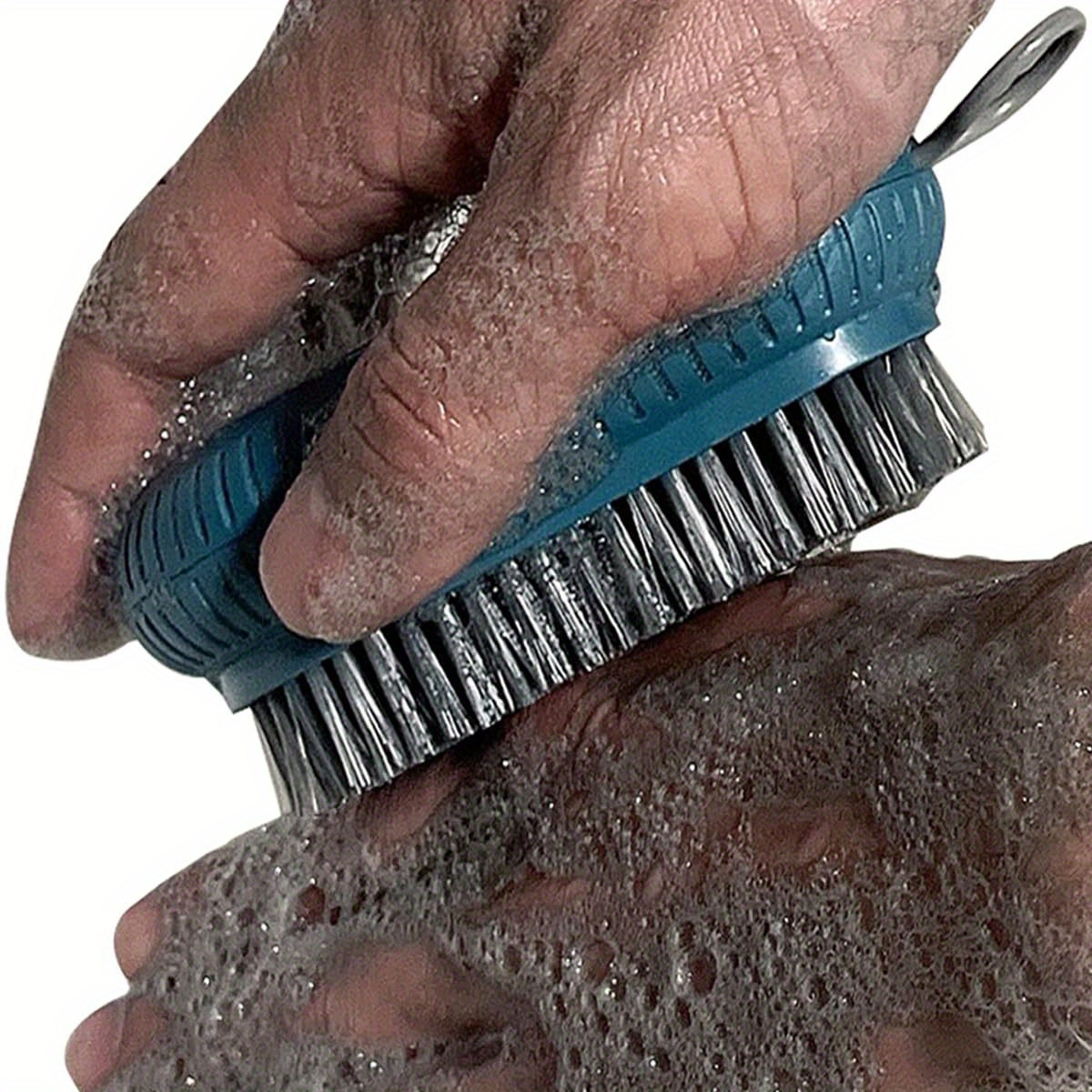 1pc Durable Heavy Duty Nail Brush For Men And Mechanics - Stiff Bristles For Nail Cleaning And Scrubbing