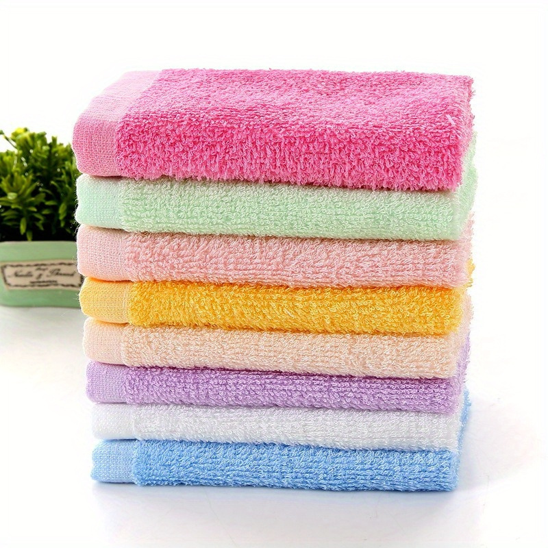 

Soft & Absorbent Wash Cloths 1pc/3pcs Set - Body, Face & Counter Cleaning - Assorted Colors, Polyester, No Battery Needed