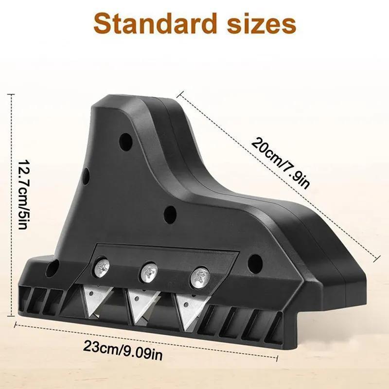 1pc heavy duty plasterboard cutter cut edge chamfer professional drywall gypsum board woodworking trimmer tool ergonomic grip for precise 45 angled cuts ideal for contractors diy projects plumbing electrical durable construction for plasterboard cutting tools plumbing and electrical work sturdy Product details 6
