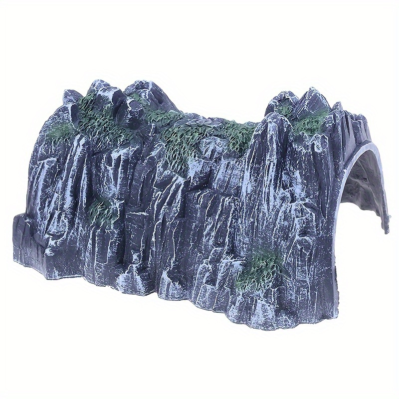 

1pc Simulation Cave Scene Model, Plastic Track Train Tunnel Accessories, Sand Plate Scene Stone Cave