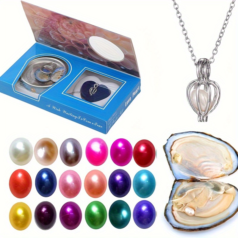 Buy The Click India Wish Pearl In Oyster Pendant Necklace With Earrings