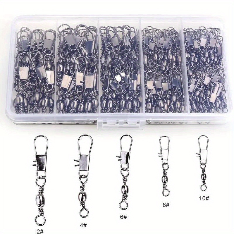 BESPORTBLE 40pcs Swivel Fishing Accessories Small Component Snap Swivel  Fishing to Rotate Fishing Lure Connector Fishing line European Style Fish  Hook