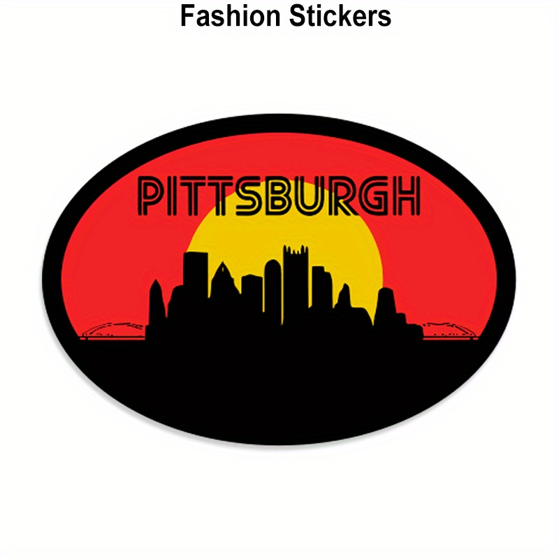 

Pittsburgh Pennsylvania Car Sticker For Laptop Bottle Truck Phone Motorcycle Van Suv Vehicle Paint Window Wall Cup Fishing Boat Skateboard Decals Automobile Accessories