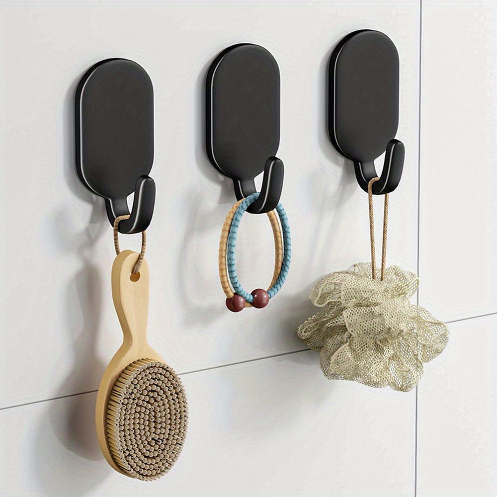 Double Sided Adhesive Wall Hooks Bathroom Office Hanging - Temu