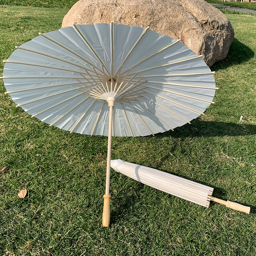 

1pc, Diy Painting White Paper Umbrella Bride Shower Wedding Decoration Photo Prop Creative Gifts Birthday Gifts