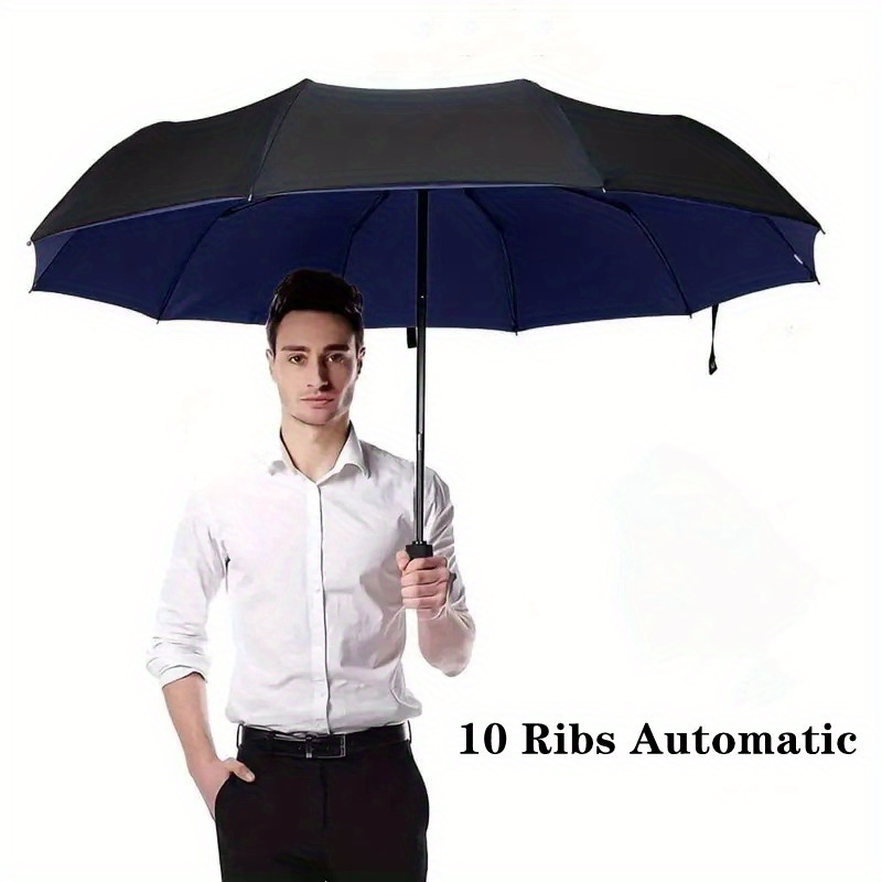 

Portable Windproof Windproof Business Automatic Umbrella, Waterproof Fashion Folding Umbrella