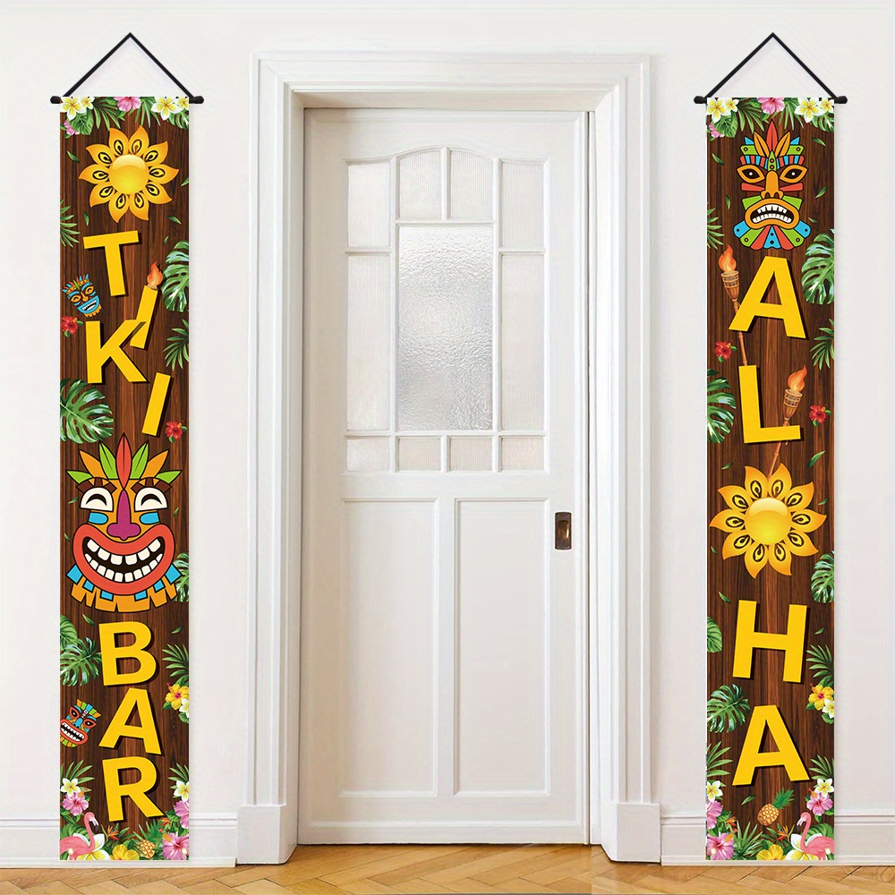 Hawaiian Party Decoration Banner Outdoor Bar Courtyard Home - Temu