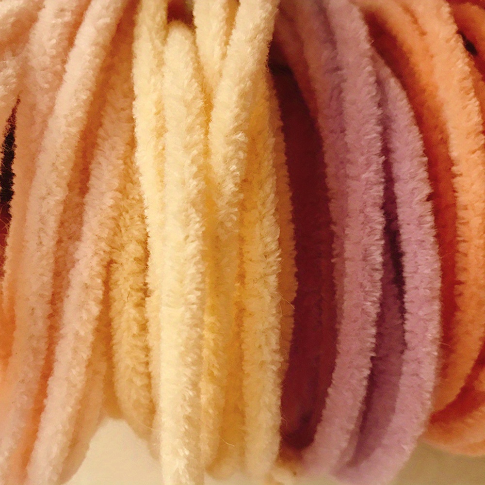 

5pcs 1.2m 6mm Wool Felt Twist Stick Multi-color Twist Stick Handmade Diy Materials