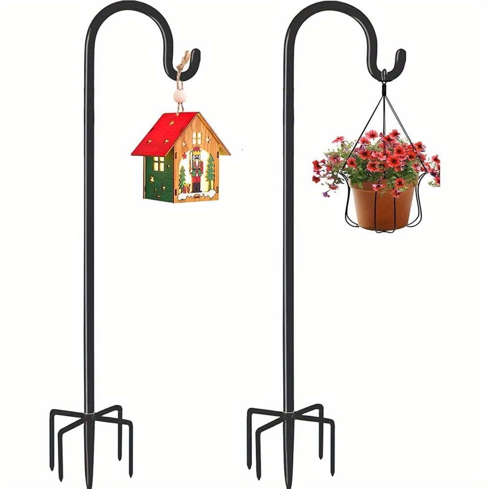 Shepherd Hook Hanging Bird Cage Atmosphere Light Outdoor - Temu Canada