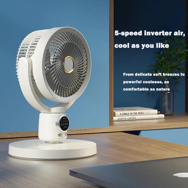 4000mah   10 23 inch oscillating fan for bedroom air circulator fan with 5 speeds powerful airflow 9h timer setting height adjustable for cooling room office kitchen outdoor camping tent travel 4