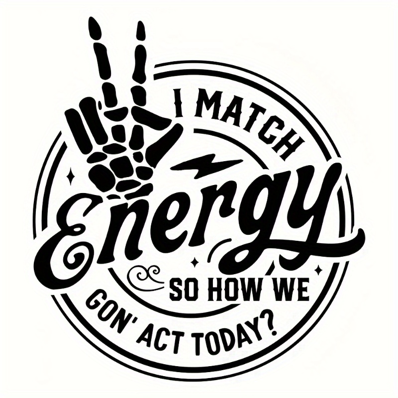 

1pc " " Motivational , Iron-on Decals For Clothes, T- , Decorating, Clothing &