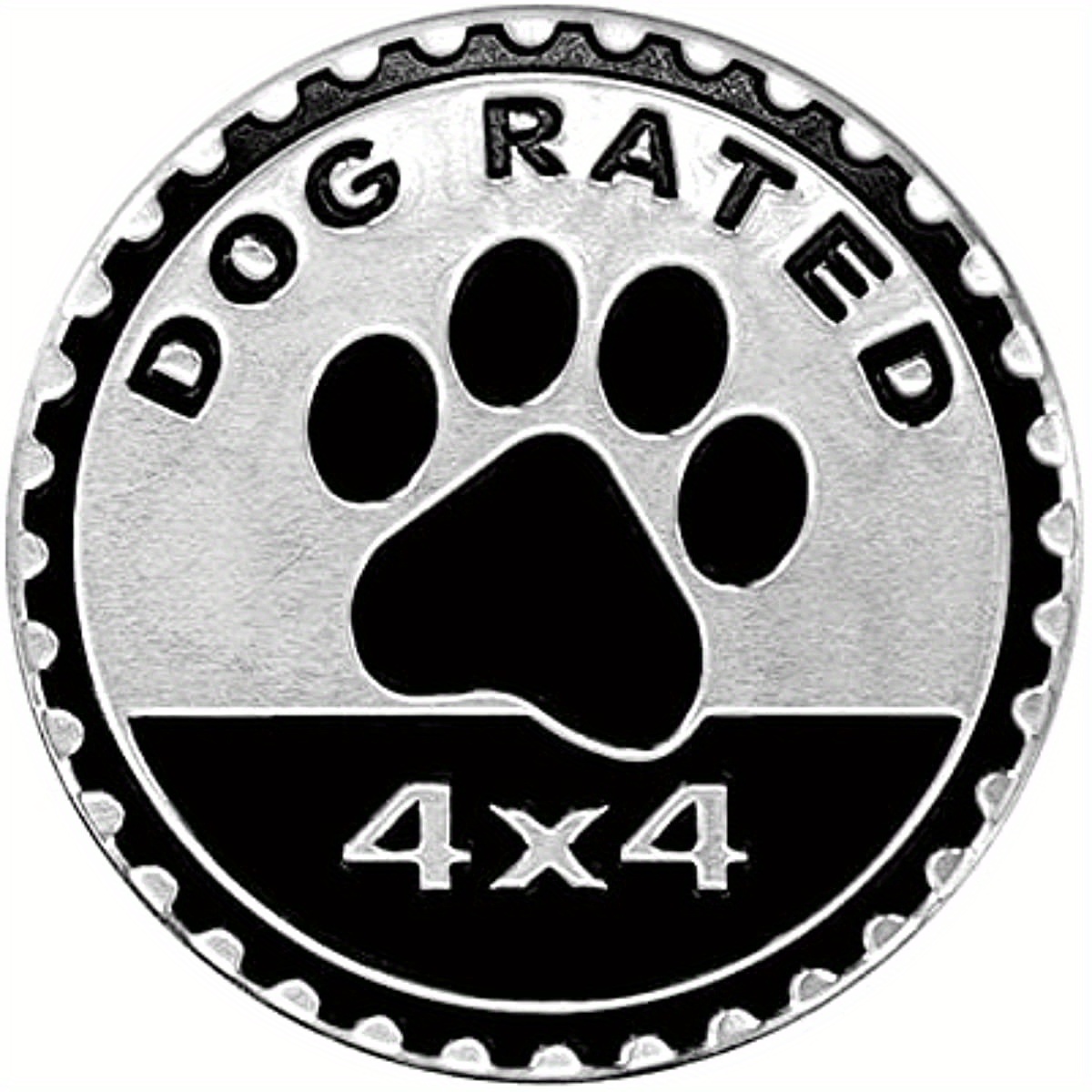 

1pc 4x4 Rated Automotive 3d Metal Car Badge Emblem - Add Style To Your Car, Truck, Or Suv