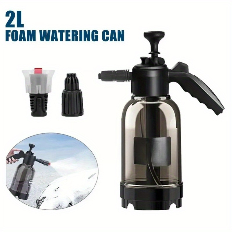 

2l Hand Pump Foam Sprayer Snow Foam Gun Nozzle With Valve Car Wash Spray Bottle Window Cleaning Tools