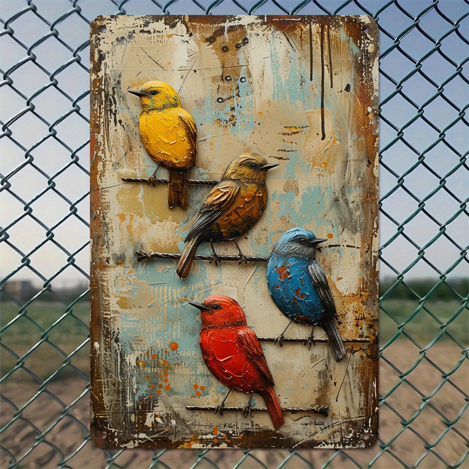 

1pc Metal Tin - Decor For & Use