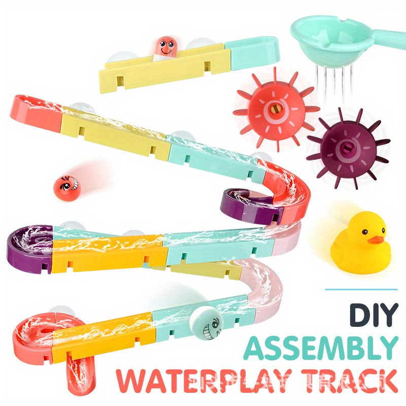 

Children's Shower Slide Toys Bathroom Water Playing Games, Bathroom Assembly Track Toys, Increase Parent Child Interaction Gifts