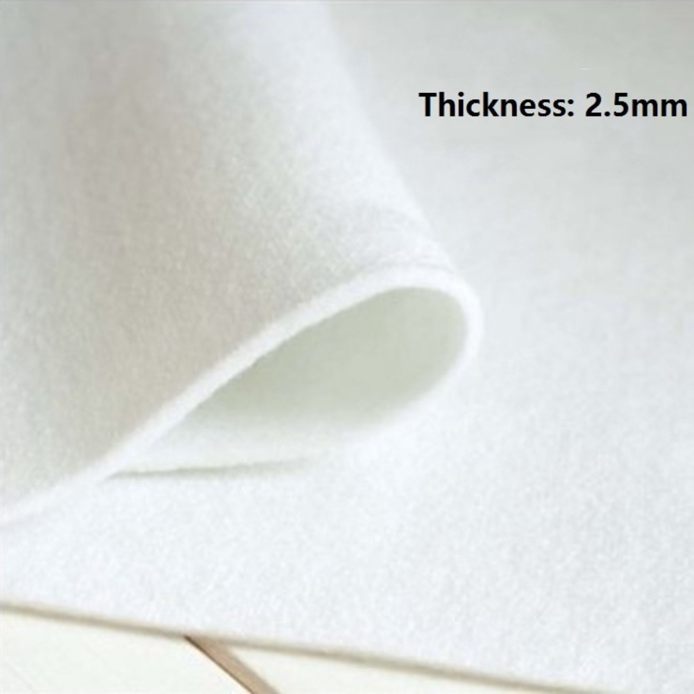 50 X 50cm Single Face Self-adhesive Lining Batting Filler Quilting Craft Craft Interlining