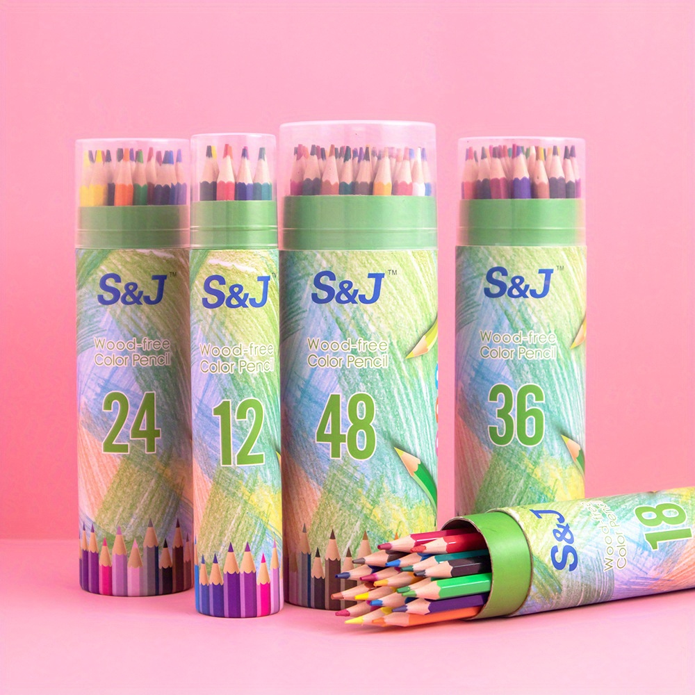 

Oily Colored Pencil Set Student Painting Pencil Coloring Bucket Colored Pencil