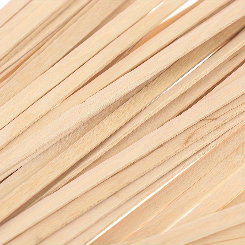 50pcs   natural wood coffee stirrers biodegradable disposable drinking stir sticks for hot and cold beverages details 9