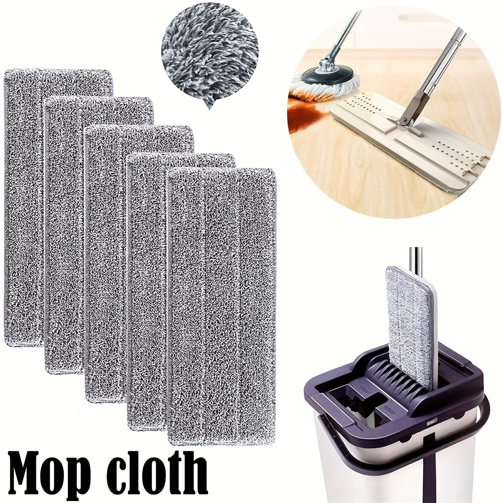 

10pcs Microfiber Mop Cloths - Washable & Reusable, High Absorption Cleaning Pads With Fluffy Texture, Home Use & Floor Types, Microfiber Cleaning Cloth