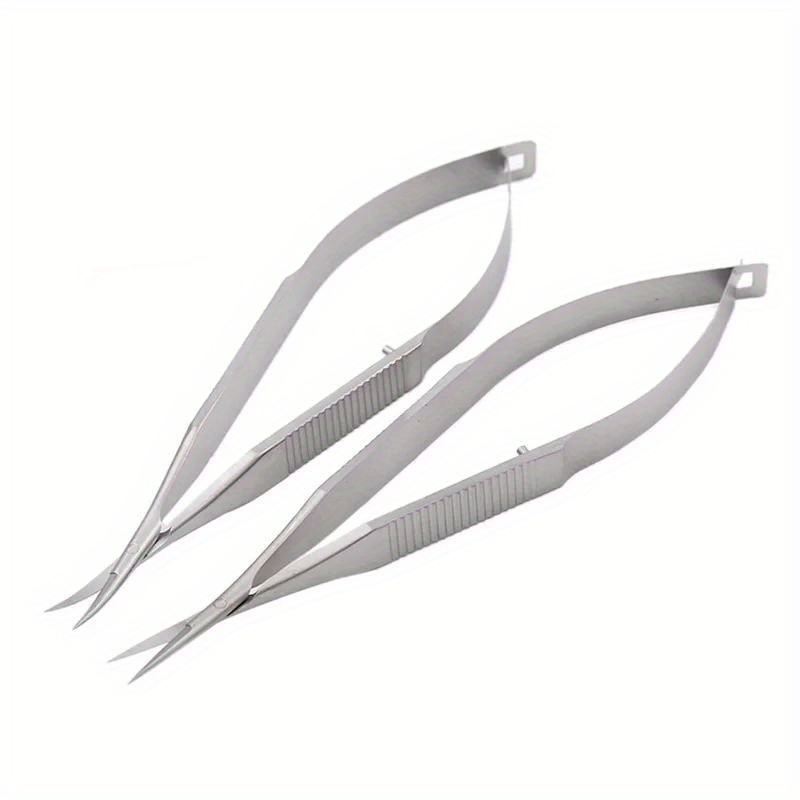 

1pc Steel , 12.5cm/4.92in, Corneal , Suture Removal, Ophthalmic Surgical , Eyelid & Trimming Shears