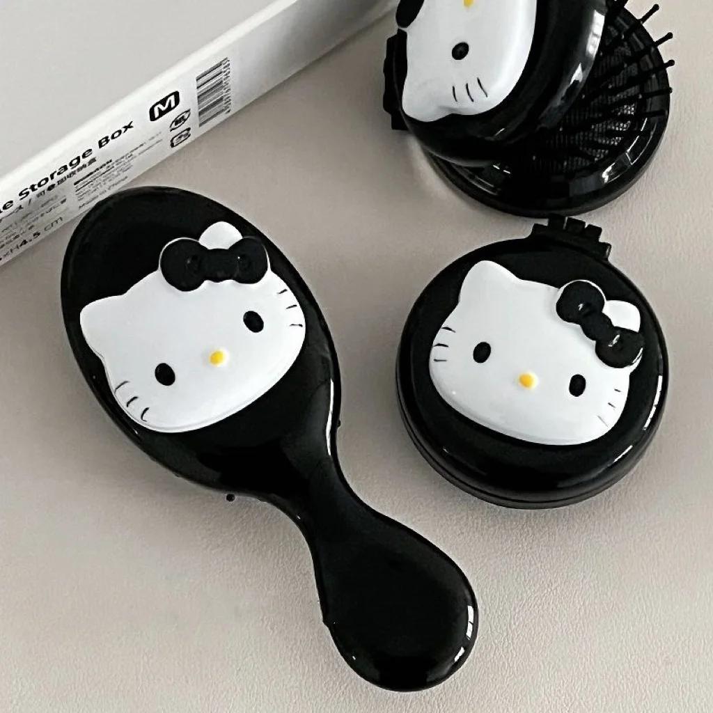 

1pc Hello Kitty Air Cushion Comb Portable Scalp Massage Hair Comb Travel Essentials