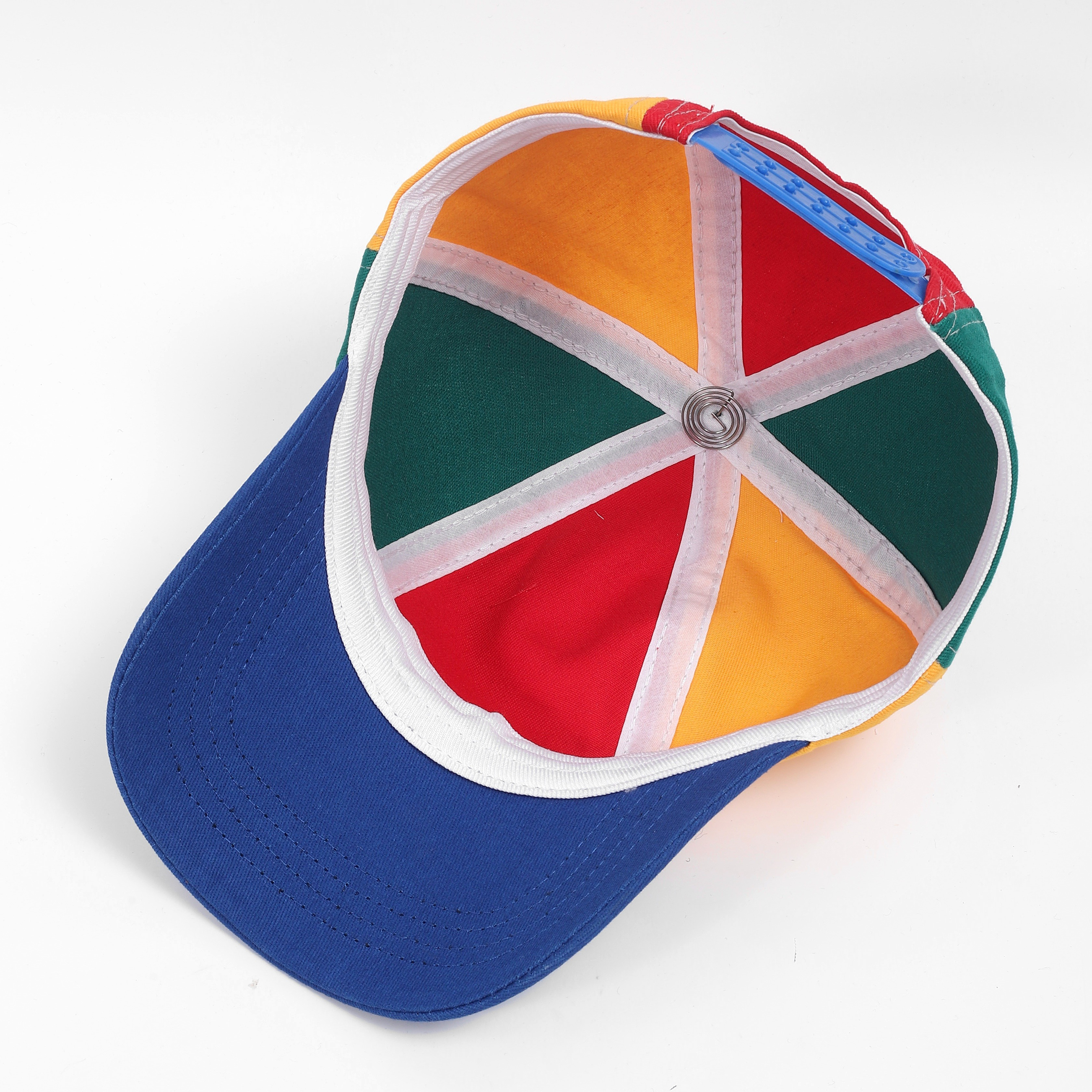 1pc creative detachable propeller baseball cap sunshade baseball cap colorful bamboo dragonfly baseball cap adjustable anime rainbow dad hat for women men with detachable propeller details 3