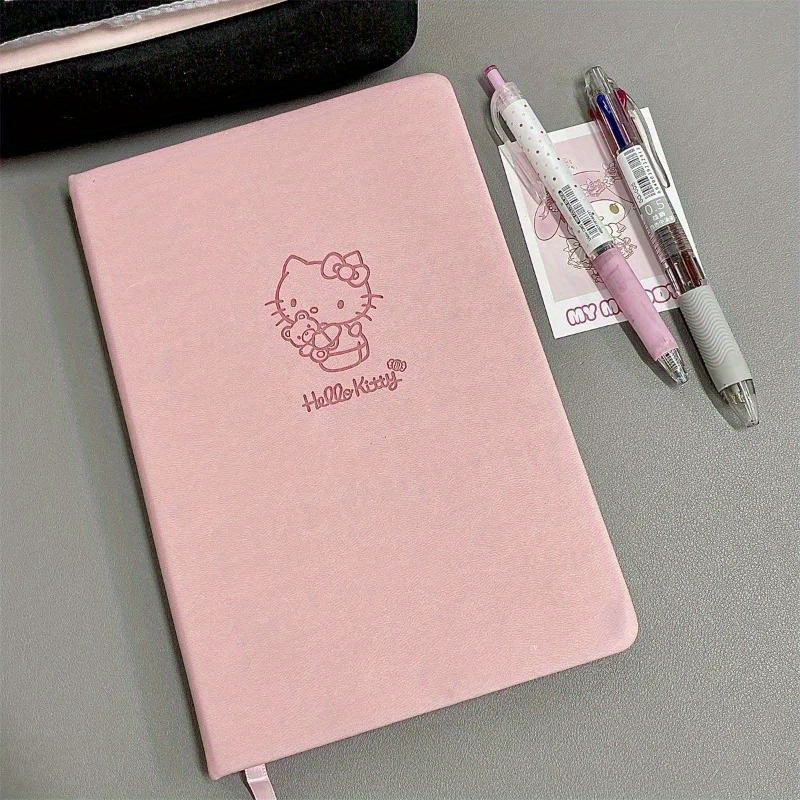 

1pc Anime Hello Kitty Notebook A5 Cartoon Cute Journal Stationery Soft Surface Office Notebook