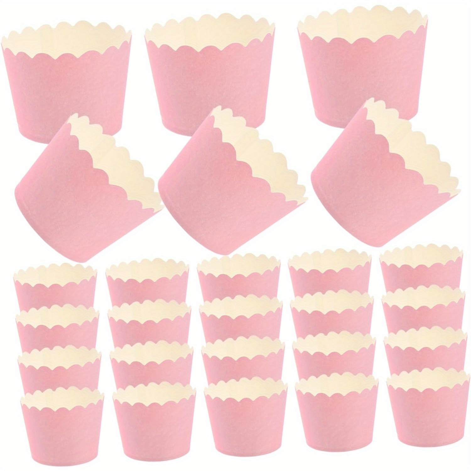 160 Moldes De Papel Para Magdalenas - 5 Colores A Rayas, Resistentes Al Horno | Ideales Cupcakes, Muffins, Fiestas