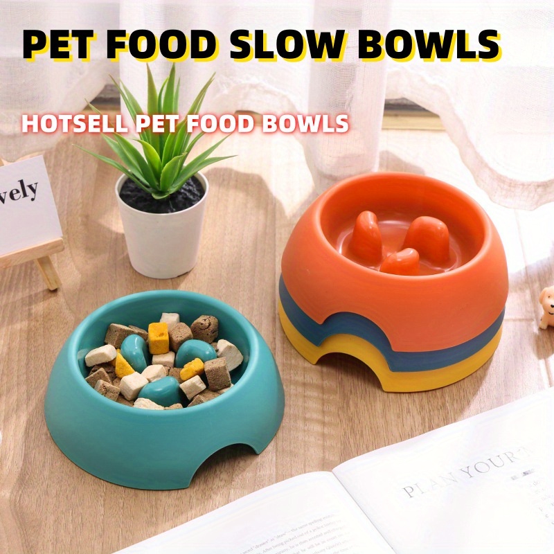 

1pc Dog Bowl - -choking Bowl For