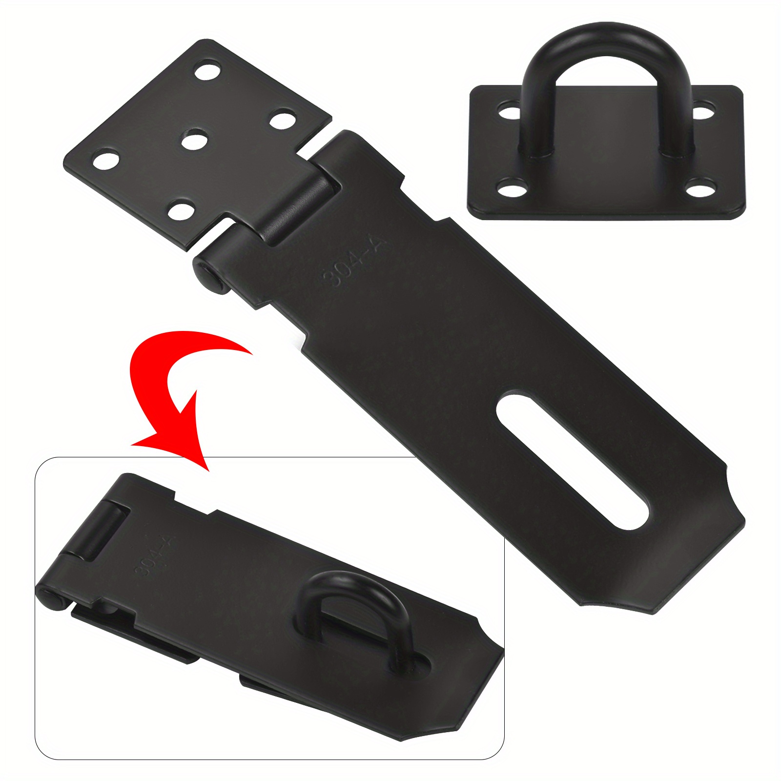 

Heavy Duty Stainless Steel Door Padlock Hasp Sets Securing Your Home