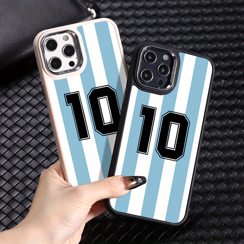 

Luxury Shockproof Silicone Number 10 Graphic Protective Phone Case For Iphone 11/12/13/14/12 Pro Max/11 Pro/14 Pro/15/xs Max/x/xr/7/8/8 Plus, Gift For Birthday, Girlfriend, Boyfriend