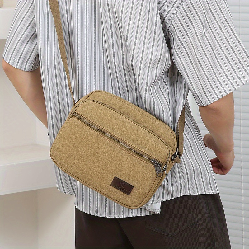 Men's Simple Lightweight Waterproof Crossbody Bag Casual - Temu